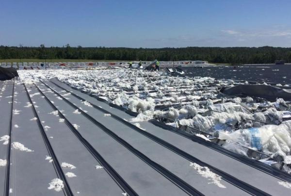 Storm damage to Nestle 水s facility